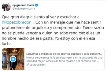 El mensaje de Epigmenio Ibarra