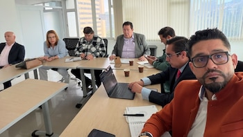 Miembros del Comando Nacional Unitario se reunieron el 19 de octubre de 2026 para reafirmar la defensa del trabajo digno, el diálogo social y la concertación - crédito @UTRADECC/X