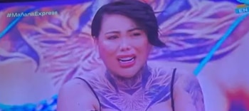 Yina Calderón rompió en llanto