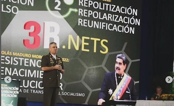 El Ministro de la Defensa en actividaes para posicionar el discurso del règimen venezolano