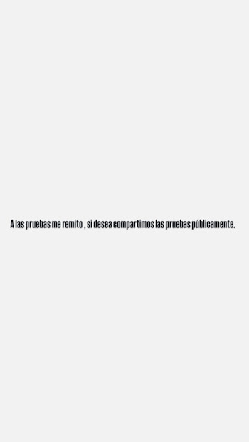 En un segundo posteo, Farfán afirmó: “A las pruebas me remito”, y dejó abierta la posibilidad de difundir el material “públicamente”. IG