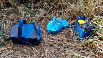 Las tres mochilas hechas de