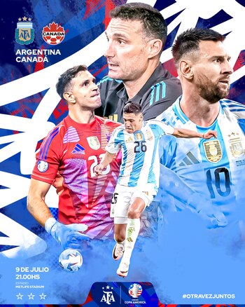 Argentina se medirá ante Canadá