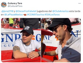 Jugadores del Club América avivan