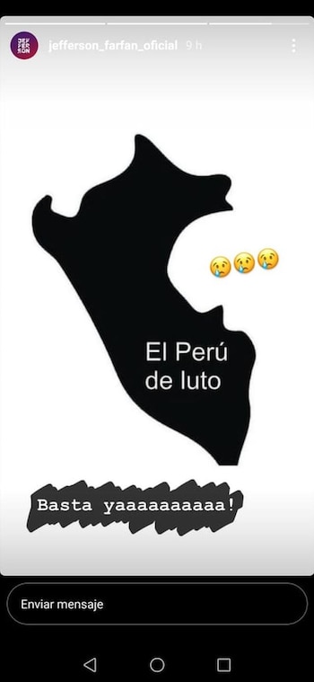 El posteo de Jefferson Farfán