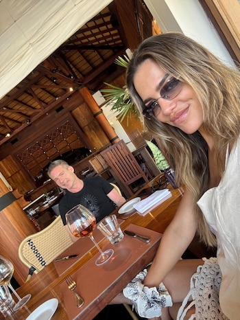 Rocío Robles y Adrián Suar