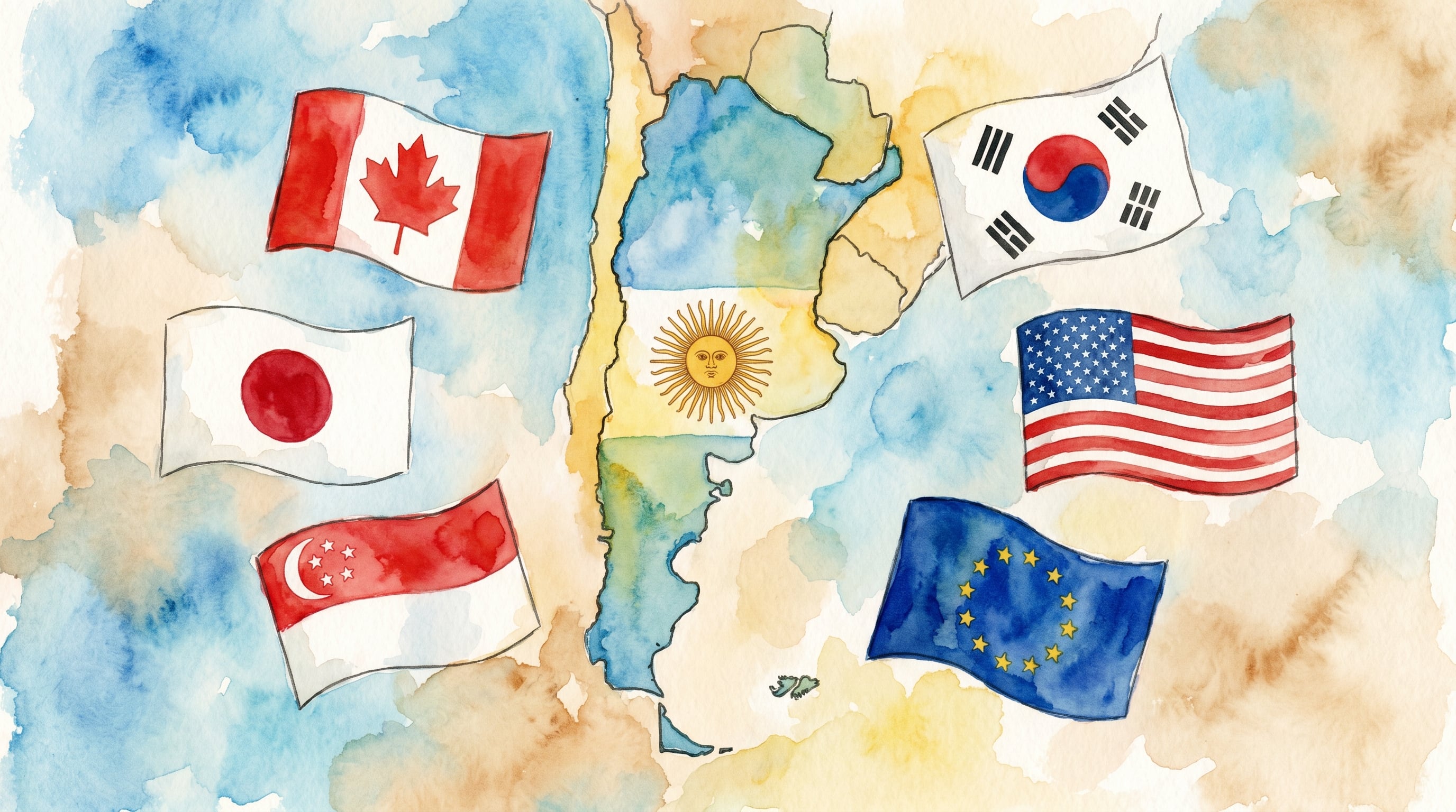 Argentina busca condiciones preferenciales para productos clave como queso, leche en polvo, miel, carnes y granos en las negociaciones con Canadá. (Imagen Ilustrativa Infobae)
