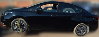 El coche contenía bolsitas con