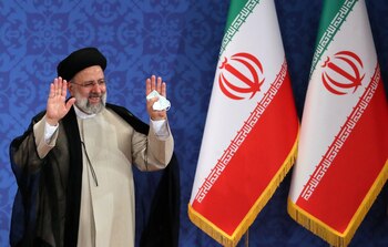 El presidente iraní Ebrahim Raisi