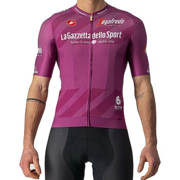 La malla "ciclamino" es portada por el mejor clasificado en puntos de la competencia. All4cycling.