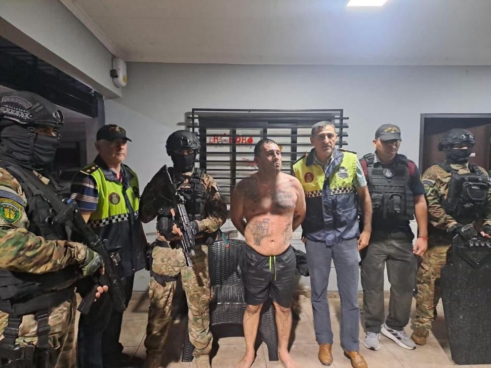 Alejandro “Pelaín” Nacif, presunto narco tucumano capturado por la Policía