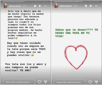 La fuerte respuesta de Dalma