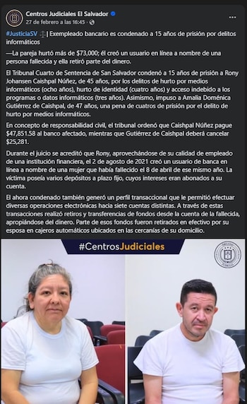 La resolución judicial detalla que