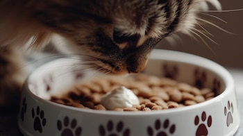 Nutrición felina, calorías adecuadas, peso ideal, dieta balanceada, croquetas para gatos, cuidado alimenticio, metabolismo felino, salud. - (Imagen Ilustrativa Infobae)