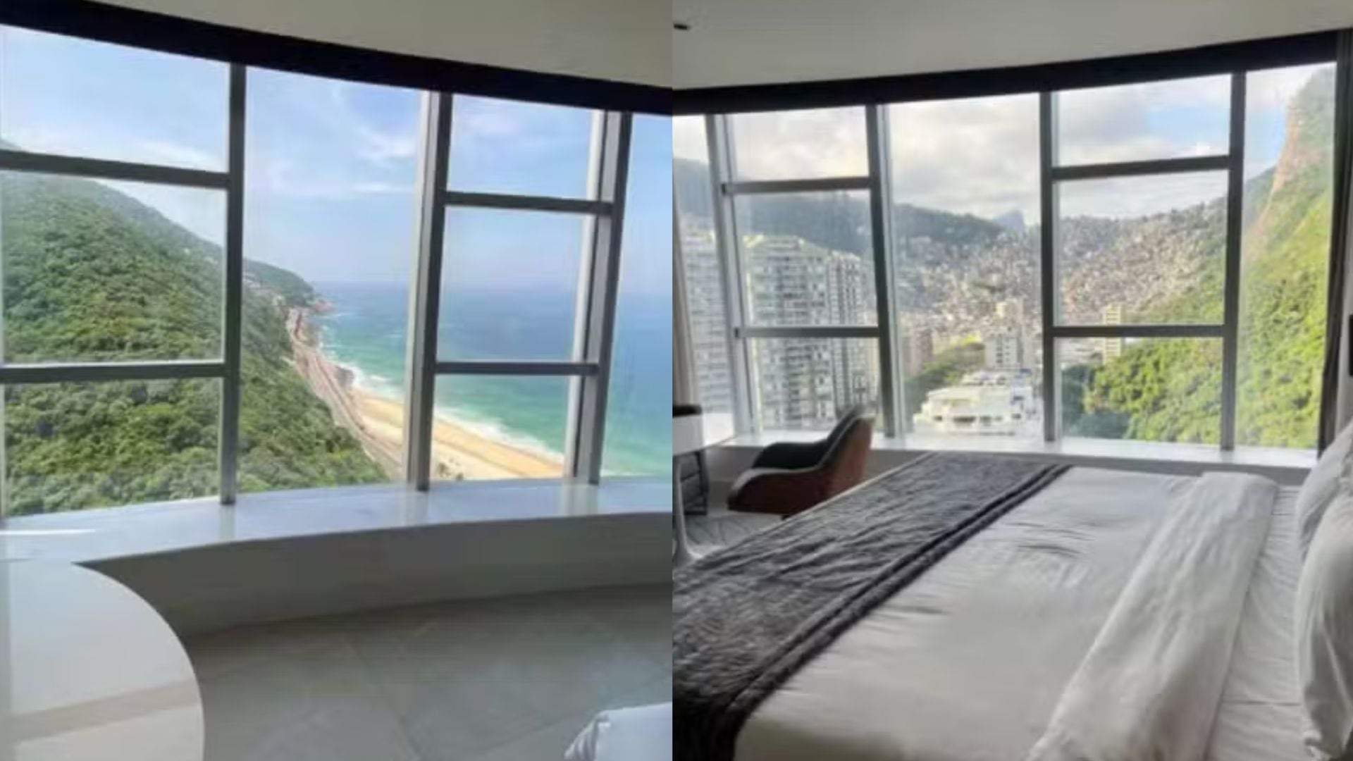 La pareja demandó al Hotel Nacional de Río por recibir una habitación con vista a Rocinha en vez de la vista al mar prometida en la publicidad (Captura de video)