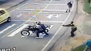 En video quedó registrado cómo