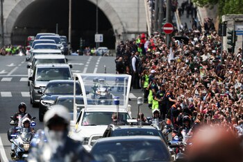 Los restos del papa Francisco