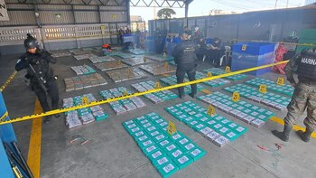 Decomisaron en Guatemala 1,5 tonelada