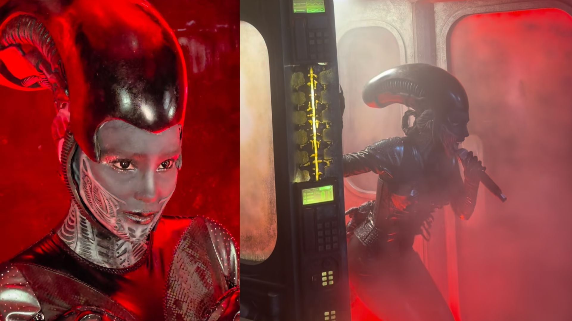 Así es el disfraz de Belinda que recrea al xenomorfo de ‘Alien’, creación de H. R. Giger