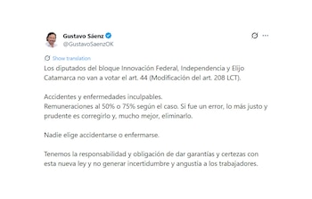 El gobernador de Salta también