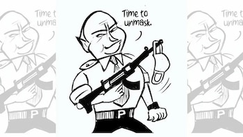 Caricaturas de la invasión de