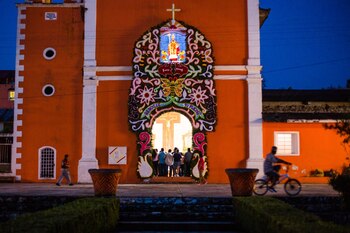 El diseño colorido de patrones