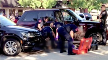 El hombre fue seguido por