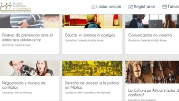 En la sección de cursos