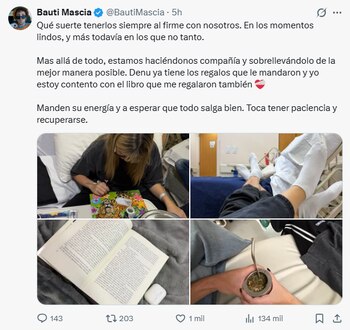 Bautista Mascia rompe el silencio y pide “energía” por Denisse González