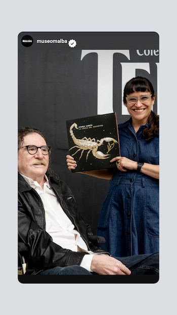 Charly, en el Malba, y