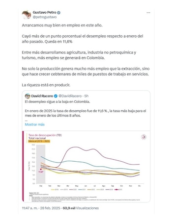 Este fue el mensaje del