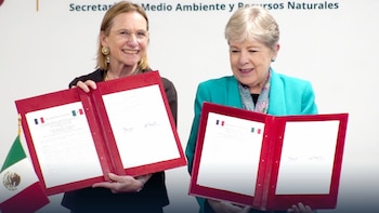 Alicia Bárcena destaca cooperación con Francia en materia ambiental. (Foto: Semarnat)