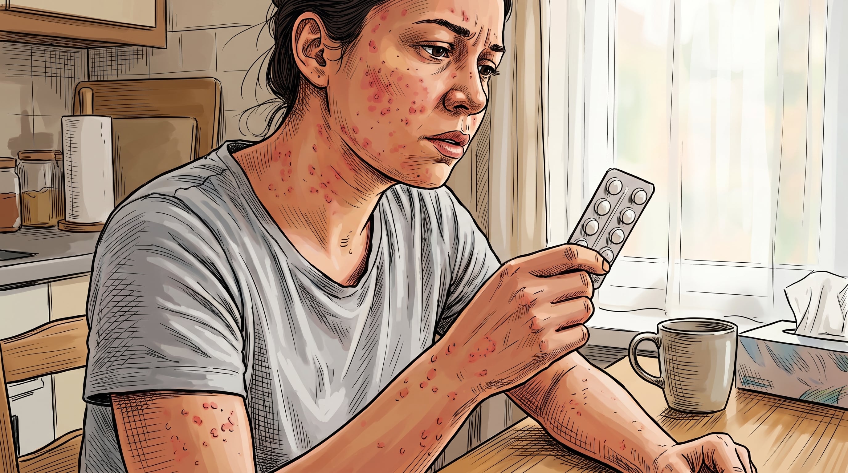 Una alergia a medicamentos puede aparecer después de años de uso y debe distinguirse de una reacción adversa común para evitar errores diagnósticos y restricciones terapéuticas innecesarias (Imagen Ilustrativa Infobae)
