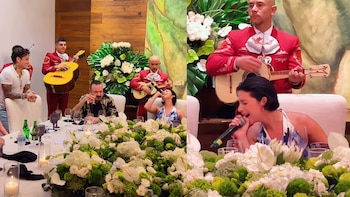 Ángela Aguilar utilizó un vestido