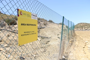 Detalle de la parcela contaminada