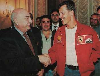 Froilán y Michael Schumacher. Fue