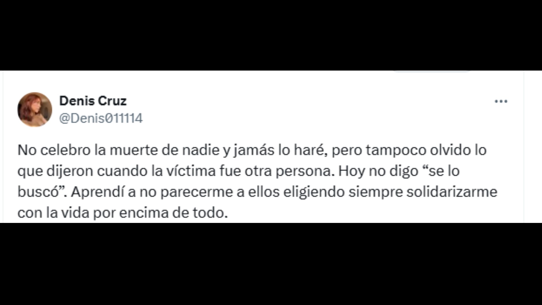 En su momento, ambos mensajes recibieron comentarios descalificándola a ella y a su hermano, pero también se ganó el respeto y el apoyo de otra parcialidad por no quedarse callada - crédito @Denis011114/X