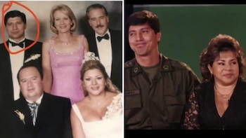 El hombre señalado no corresponde a alias Papá Pitufo, sino a Ignael Ramírez, padre de Marbelle - crédito @Marbelle30/X - Yo, José Gabriel/YouTube