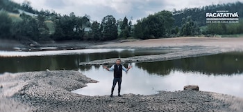 El alcalde Luis Carlos Casas advirtió que Facatativá podría quedarse sin suministro de agua en 15 a 20 días si no se presentan nuevas lluvias. - crédito captura de video