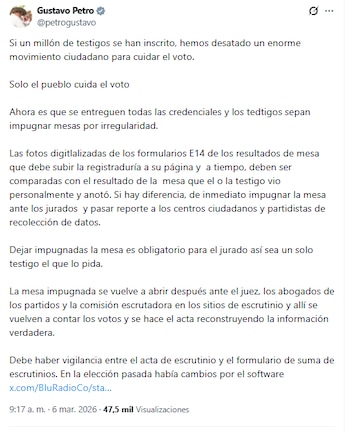 El jefe de Estado considera