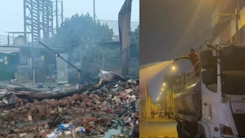 Desalojo en el mercado Tres Regiones termina en incendio y gresca| Latina Noticias