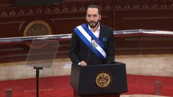 El presidente de El Salvador,