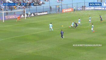 Brandon Palacios remató desde el