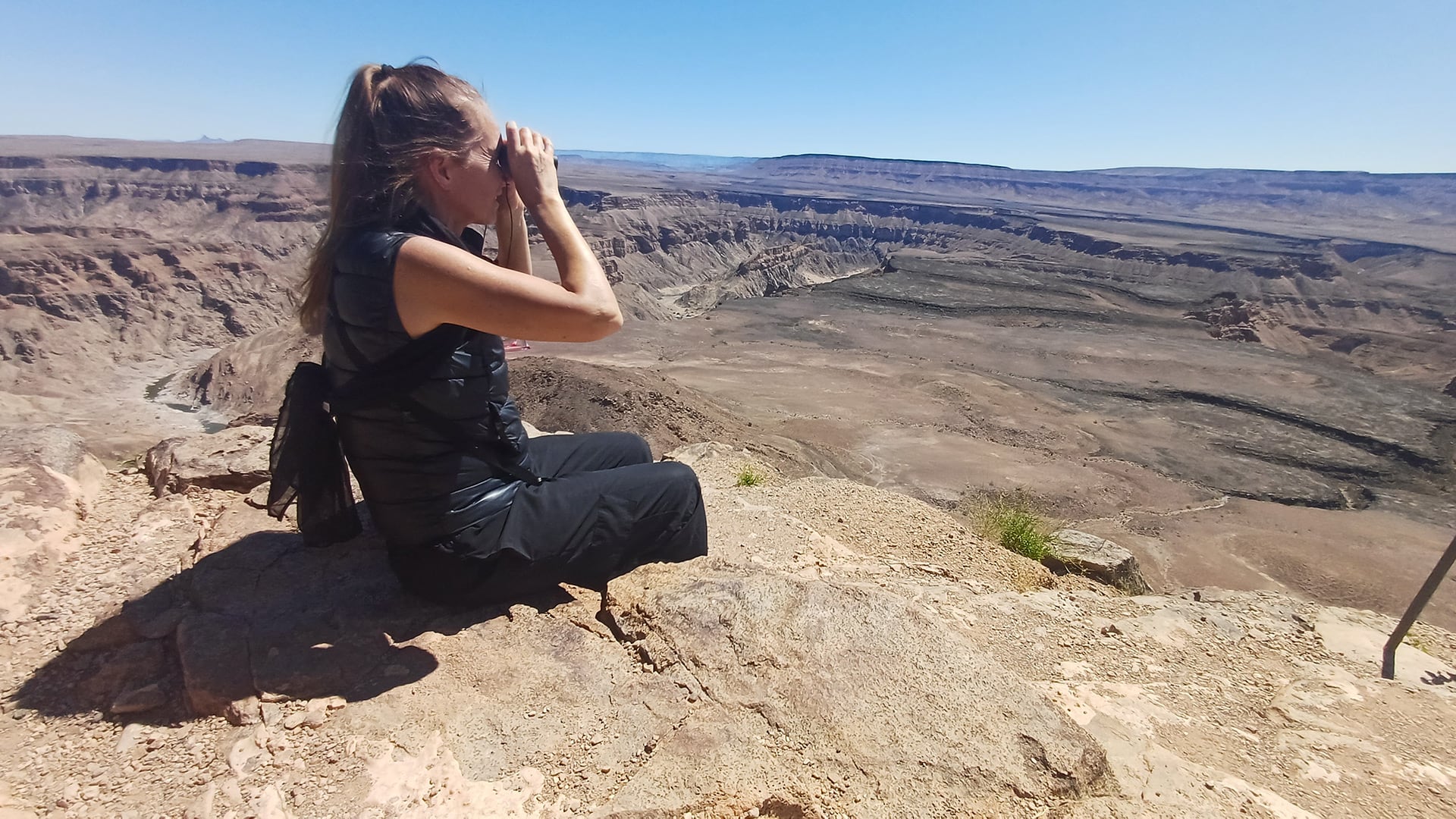 La artista recorrió Namibia para realizar sus obras