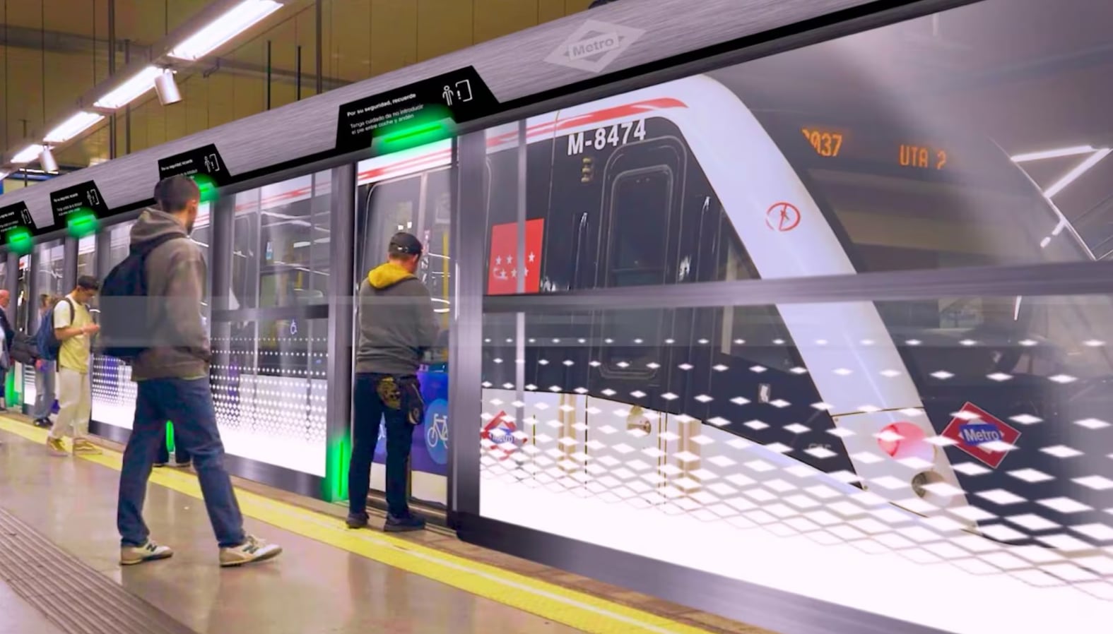 Puertas automatizadas en la línea 6 (Metro de Madrid)