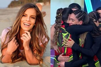 La rubia influencer se mostró