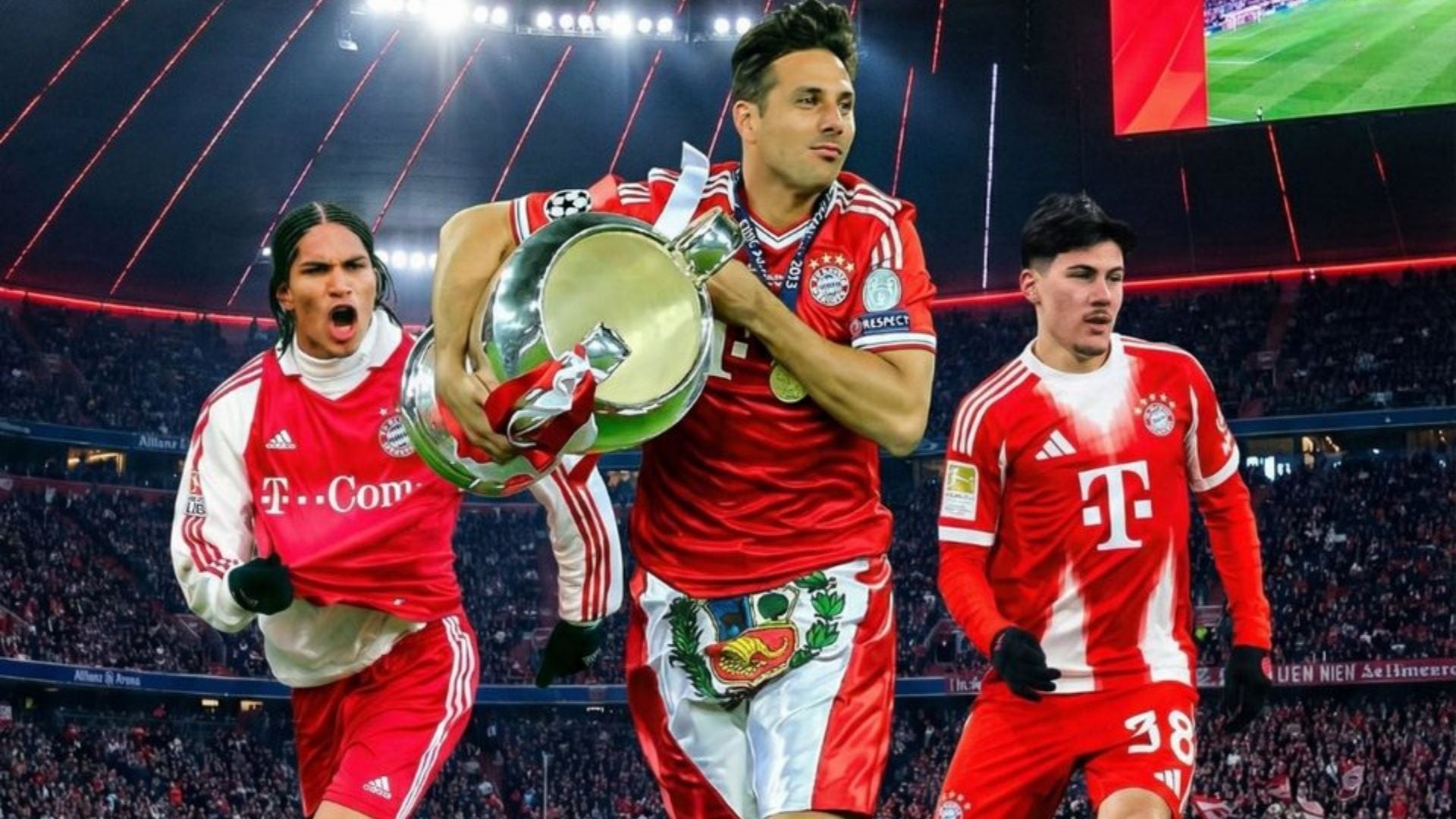 Felipe Chávez, con 18 años, intenta seguir el camino de Claudio Pizarro y Paolo Guerrero en FC Bayern. - Crédito: @LaBicolor