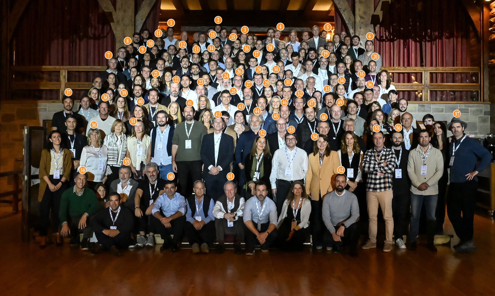 La foto de cierre de la cumbre empresaria patagónica