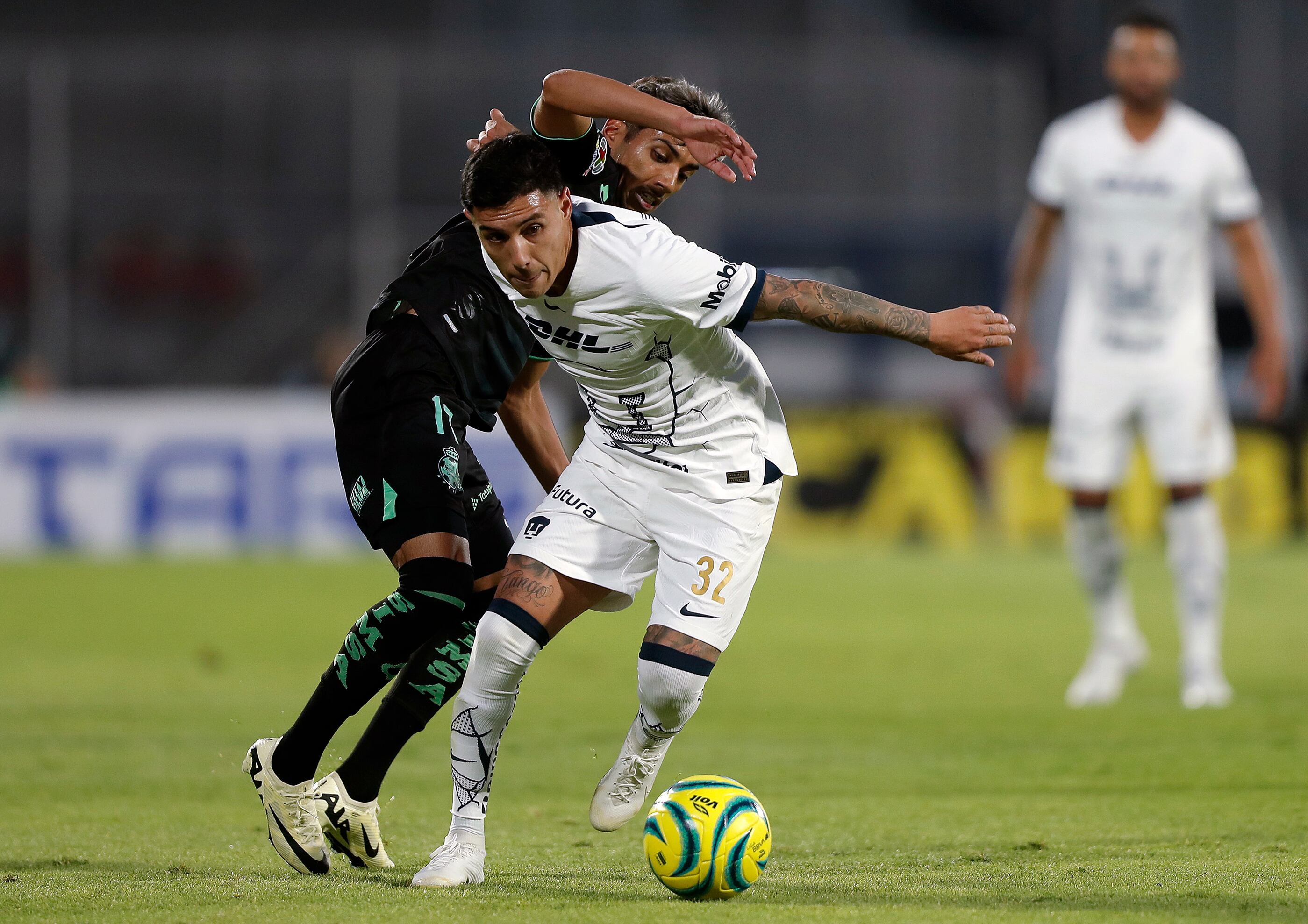 Leo Suárez se convirtió en un referente en la ofensiva de Pumas desde su llegada proveniente del Club América (EFE/Isaac Esquivel)