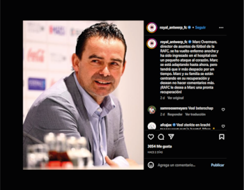 Marc Overmars internado